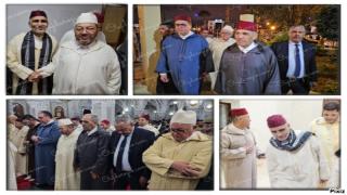 شاهدوا بوجدة الشيخ العيون الكوشي يؤم صلاة التراويح بمسجد محمد السادس بحضور الوالي العطفاوي7