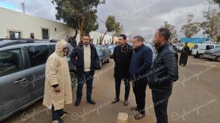 زيارة بوعرورو رئيس مجلس جهة الشرق رفقة ابراهيمي رئيس النعيمة بالسوق الاسبوعي الجديد بمواصفات حديثة