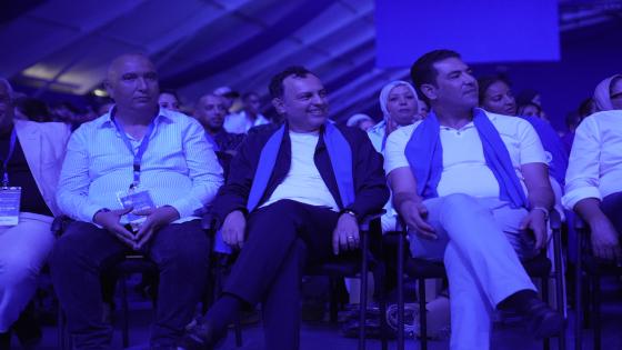 حضور عضو المكتب السياسي محمد بوعرورو في لقاء جماهيري بمراكش بحضور المنصوري ولقجع