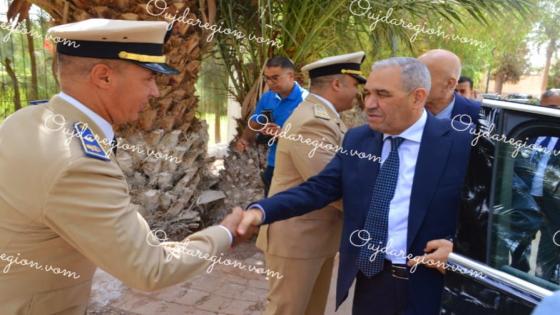 وجدة..بحضور الوالي عطفاوي وعمال الاقاليم الجنرال اللكوتي ينصب الكولونيل ماجور بالمعروف قائدا جديدا للحامية العسكرية