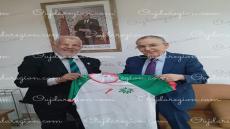 الوالي خطيب الهبيل يستقبل المولودية الوجدية للريكبي