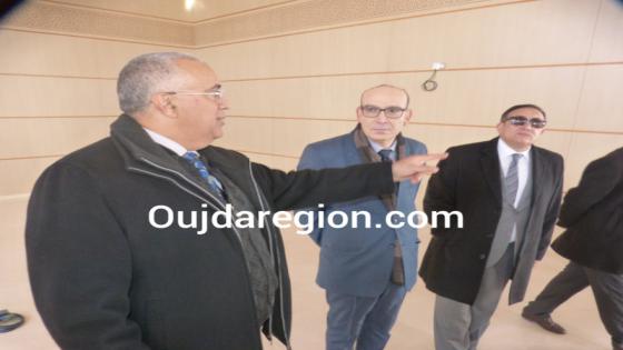 صوت وصور…الجامعي والي الشرق يتفقد ورش الوكالة الحضرية