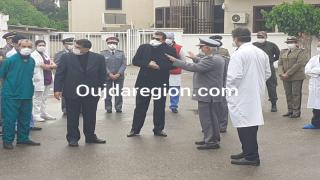 شاهدوا بوجدة..طاقم طبي عسكري ومدني في خدمة مرضى كورونا
