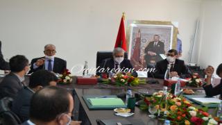 وزير العدل يجتمع بمسؤولي الدائرة الفضائية لوجدة