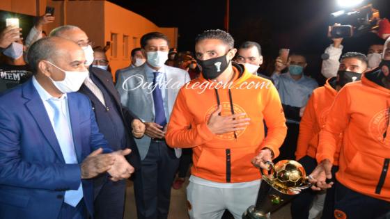 شاهدوا…حفل استقبال النهضة البركانية بعد فوزها الافريقي