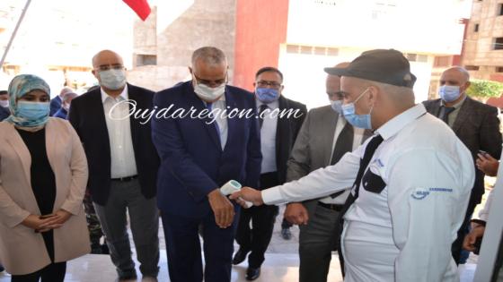 الوالي الجامعي يفتتح فضاء المراة في وضعية صعبة بوجدة