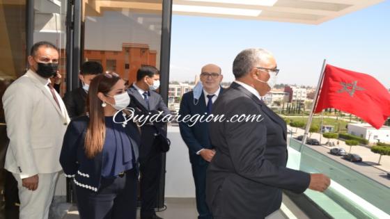 وجدة..بوشارب تدشن رفقة الوالي الجامعي الوكالة الحضرية صرح عمراني أول من نوعه بالجهة