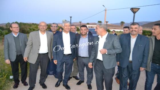 وزير الفلاحة صديقي بالشريط الحدودي بوجدة في لقاء مع الساكنة بمنزل الشايب رئيس انكاد