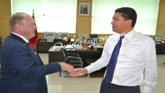 شاهد بوجدة..الوالي الجامعي وبيوي يتباحثان مع سفير فنلندا مؤهلات الاستثمار بجهة الشرق