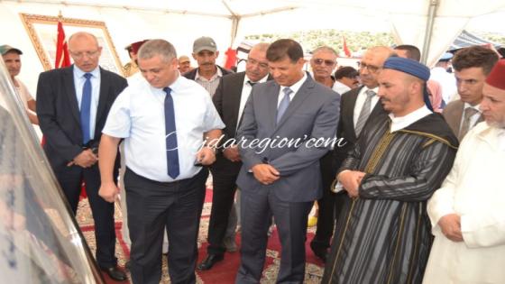 صوت وصور..عامل اقليم جرادة يطلق مشروع اتمام الكهربة القروية