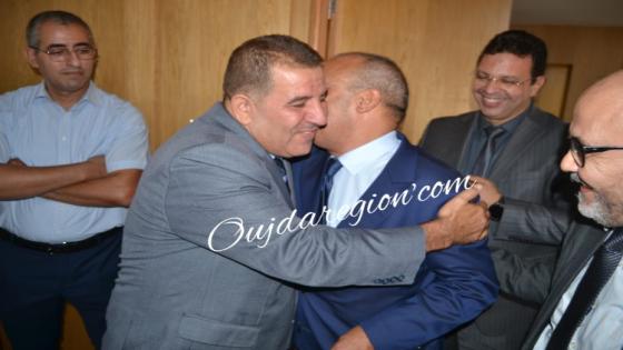 شاهدوا بوجدة..تسليم السلط بين اورشاكو والفائق مديرا جهويا للضرائب