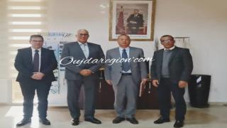 الدق وسكات…الوالي الجامعي يستقبل أول شركة تستثمر بميناء الناظور