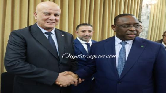 الرئيس السنغالي ماكي سال يستقبل العزاوي رئيس المجلس البلدي لوجدة
