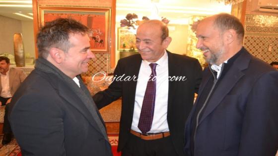 الناظور..الجزولي وزير الاستثمار بمنزل القيادي سلامة في لقاء مع رجال الاعمال