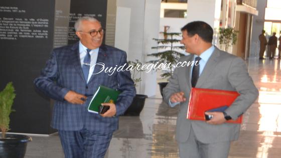 صوت وصور..الوالي الجامعي في اجتماعات مراطونية مع السادة عمال اقاليم جهة الشرق