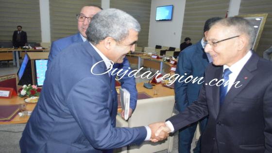 الحاج القايدي ينوه بتحركات الوالي الخطيب الهبيل وطريقة تدبير الشركة الجهوية للماء والكهرباء بجهة الشرق