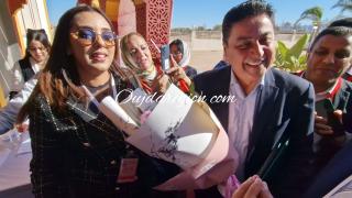 شاهدوا فرحة مناضلي الاستقلال بوجدة والدكتور عمر حجيرة خلال المجلس الإقليمي للحزب