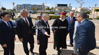 بوجدة وزراء والوالي خطيب الهبيل يفتتحان شركة كبرى لترحيل الخدمات