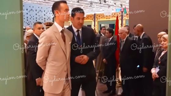 تصاور..لحظة تقديم بوعرورو شروحات لصاحب السمو الملكي ولي العهد الامير مولاي الحسن