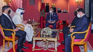 جلالة الملك يستقبل وزير الخارجية والتعاون الدولي الإماراتي