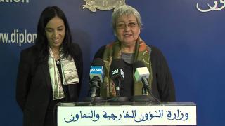 Bouaida s’entretient avec l’experte indépendante de l’ONU