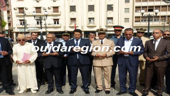 بالصوت والصور..وجدة:لكتيري والكاتب العام للولاية يترحمان على شهداء الاستقلال