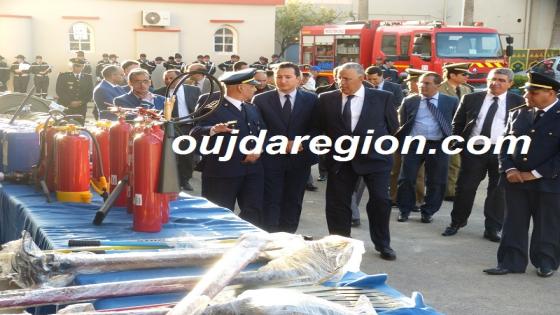 صوت وصور..الجامعي والي جهة الشرق يرأس احتفال أسرة الوقاية المدنية بعيدها العالمي