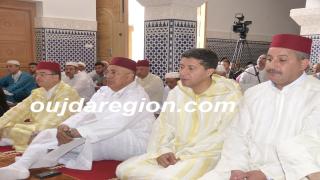 صوت وصور:تنفيذا للتوجيهات الملكية…الجامعي والي جهة الشرق يفتتح مسجدا يبعد بأمتار عن الشريط الحدودي
