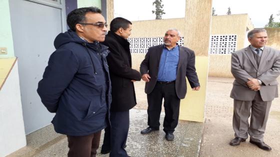 المديرية الإقليمية وجدة أنجاد :مدرسة طه حسين تحاكي ظاهرة الزلزال تنفيذا لمخططها في تدبير المخاطر بالوسط المدرسي