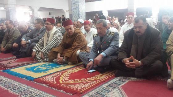 فيديو وصور…وجدة:والي جهة الشرق يترأس مراسم صلاة الاستسقاء بمسجد خالد بن الوليد