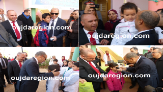 فيديو وصور..عامل اقليم بركان يوزع نظارات تصحيح البصر اهتماما بصحة الفئات الهشة