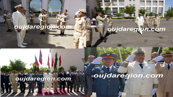 فيديو وصور…والي جهة الشرق يرأس مراسيم تحية العلم الوطني في ذكرى عيد العرش المجيد