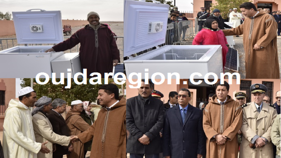 روبرتاج..عامل فجيج وبيوي يوزعان الواح الطاقة الشمسية وأجهزة التبريد على 50 عائلة ببوعنان