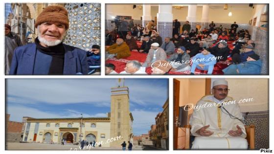 شاهدوا بوجدة..جلالة الملك يأمر بفتح مسجد التوبة والغفران وساكنة كولوش تدعو له بالشفاء والنصر