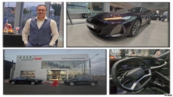 شاهدوا بوجدة اطلاق بيع اخر موديلات AUDi بشروم مدخل المدينة