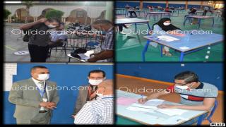 شاهدوا بوجدة..اجواء امتحانات البكالوريا في كورونا