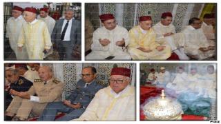 شاهدوا بوجدة الوالي خطيب الهبيل يحيي ليلة المولد النبوي بمسجد محمد السادس