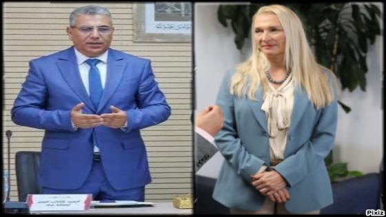 وجدة..شبعان الكاتب العام للولاية يستقبل سفيرة فلندا