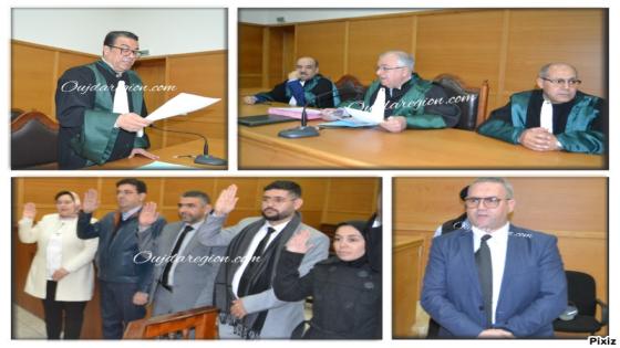 العدول يؤدون القسم بقصر العدالة بوجدة