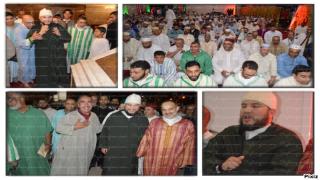 شاهدوا سيدي معاذ شيخ البودشيشية يحيي ليلة المولد النبوي بالزاوية الام مداغ