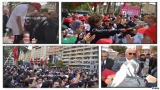 وجدة تعيش الحدث الرياضي باكبر سباق احتفالا بعيد المرأة