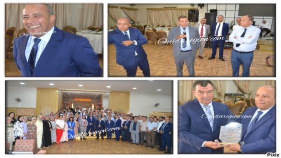 شاهدوا بوجدة..لحظات تكريم اورشاكو المدير السابق للضرائب