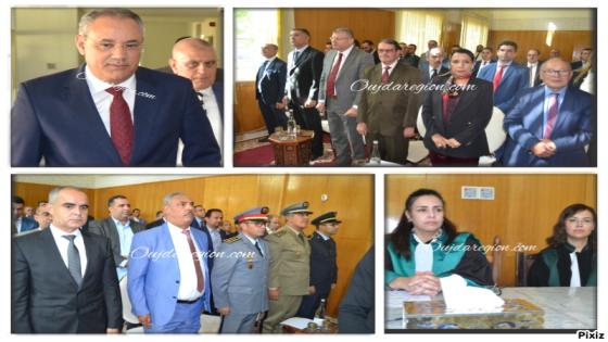 شاهد بوجدة..اجواء تنصيب الاستاذ الرفيق رئيسا للمحكمة التجارية