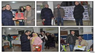 اسرة الضرائب بوجدة تدخل الفرحة على نزلاء رياض المسنين