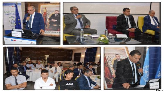 حضره بنقدور ممثل المجلس الاقتصادي..الزناتي الكاتب العام لولاية الشرق يفتتح منتدى نظمه بنك المغرب حول التحويلات المالية لمغاربة المهجر