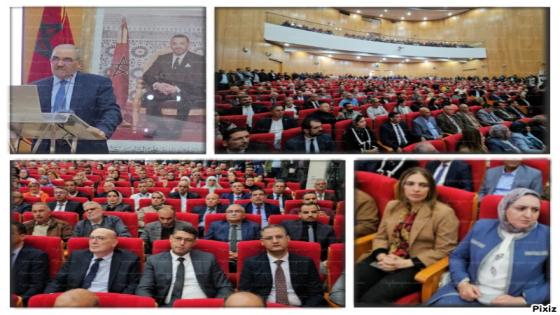 شاهدوا الوالي العطفاوي في اول خرجة بحضور المئات يطلب ضيف الله ويجند الجميع للانخراط في التوجيهات الملكية