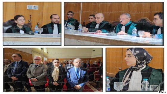 شاهدوا بوجدة تنصيب الاستاذ قطبي قاضيا بالمحكمة التجارية