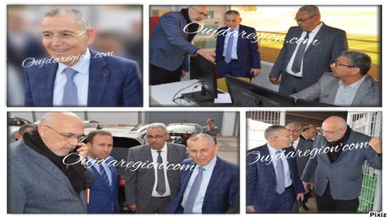 شاهدوا بوجدة الوالي خطيب الهبيل يترأس لجنة أمنية للوقوف على آخر الترتيبات مقابلة المنتخب الوطني