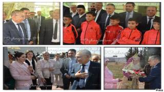 شاهدوا بوجدة الوالي خطيب الهبيل يتفقد ثمار المبادرة ويتجاوب مع نزلاء المراكز الاجتماعية
