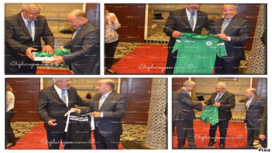 مولودية وجدة ونظيره البرتغالي في لقاء تقوية التعاون الرياضي